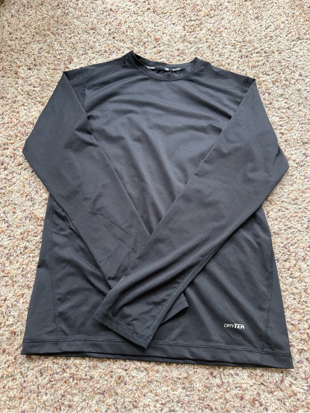 Women's Black Long-Sleeve Performance Shirt